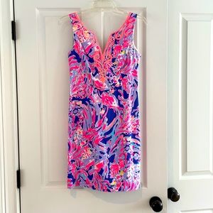 Lilly Pulitzer shift dress sz 0 NWT Purple pink